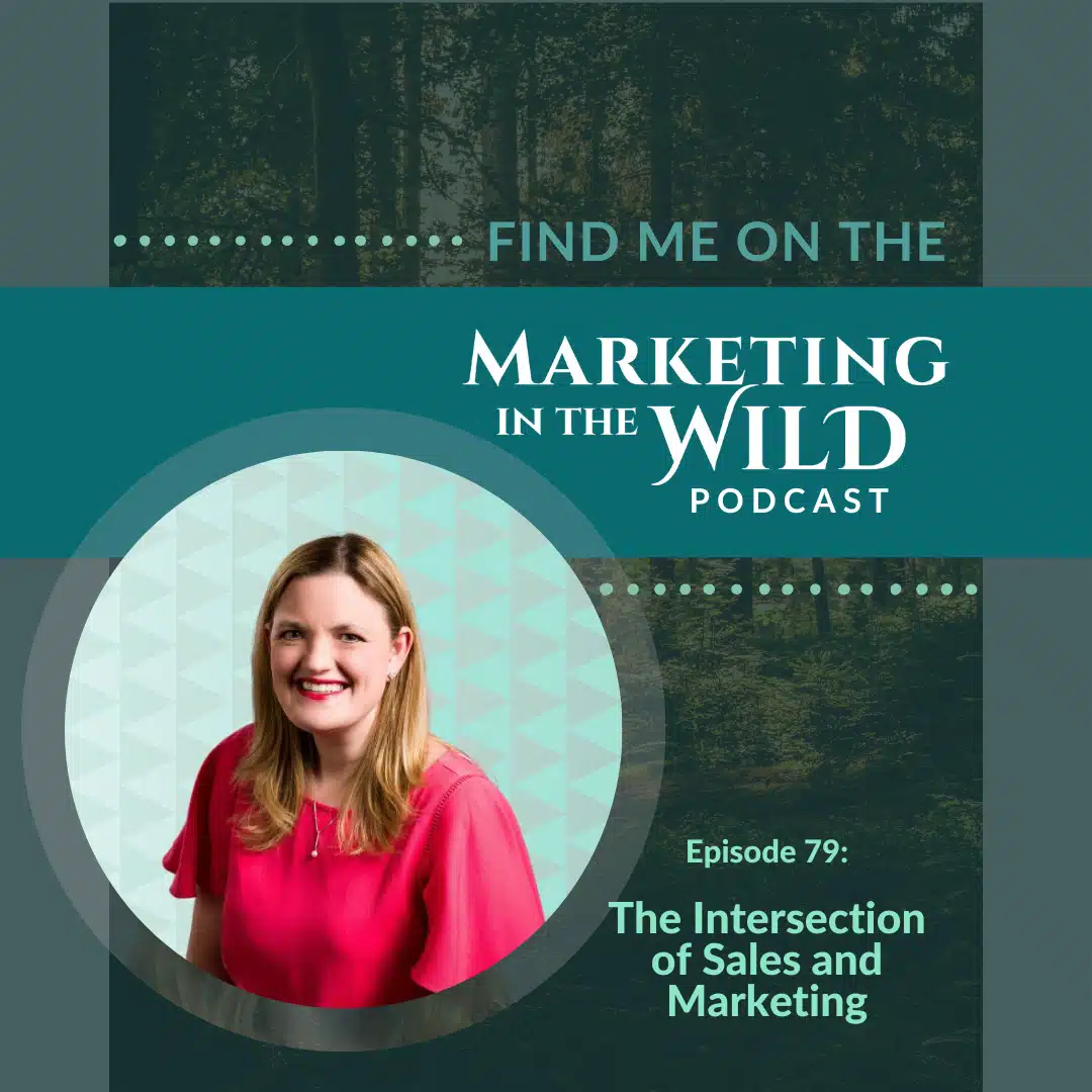 Marketing in the Wild Thumbnail Brooke Greening featured on the 'Marketing in the Wild' podcast, Episode 79: The Intersection of Sales and Marketing.